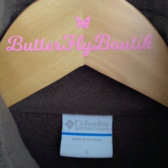 Columbia full zip Brown Fleece jacket, Size M - Picture 2 of 6